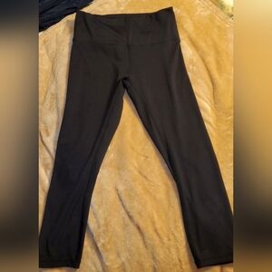 TYR Base Kinetic Women's High-Rise 21" Leggings Size Medium/8 Black